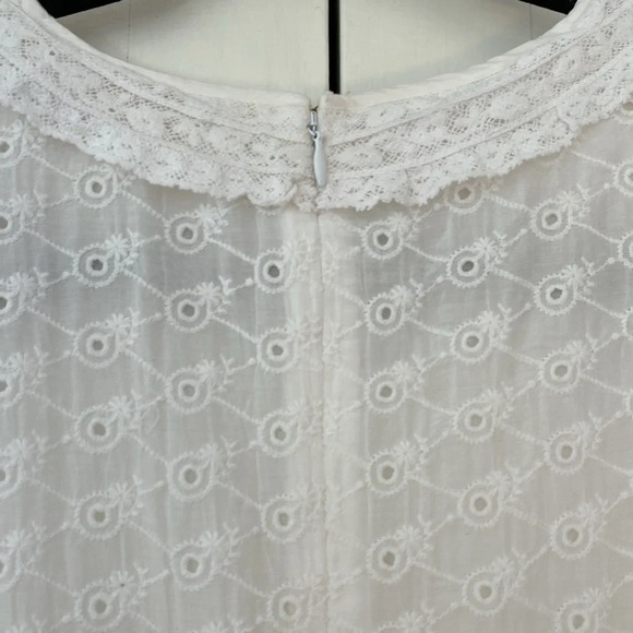 LoveShackFancy Jullian Dress White Eyelet‎ Graduation Bridal Lace Embroidered 4 - Picture 14 of 14